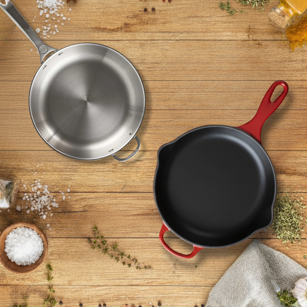 Pack Skillet + Inox